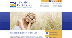 Desktop Screenshot of branforddentalcare.com