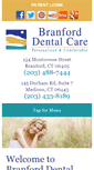 Mobile Screenshot of branforddentalcare.com